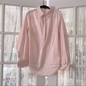 Universal Standard Elbe Shirt XS 10-12 / Pale Pink